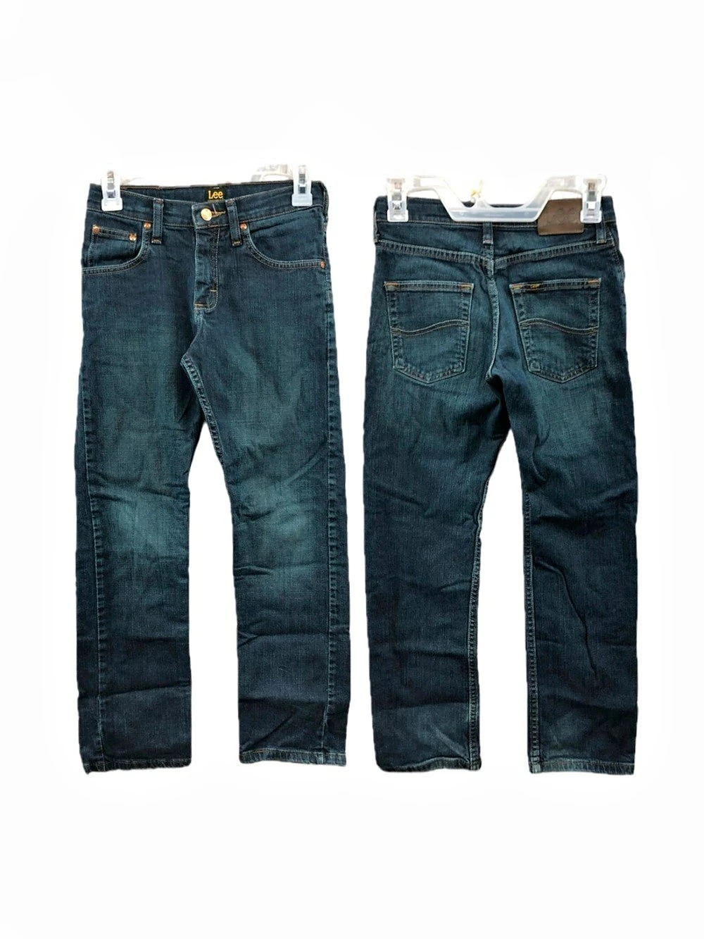 NWT Lee Boys' Regular Fit Straight Leg Stretch Jeans Size 10 Regular